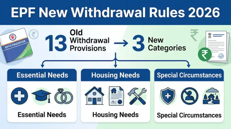 EPF New Withdrawal Rules 2026 3 Categories Explained