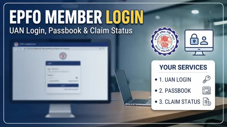 EPFO Member Login UAN Login, Passbook & Claim